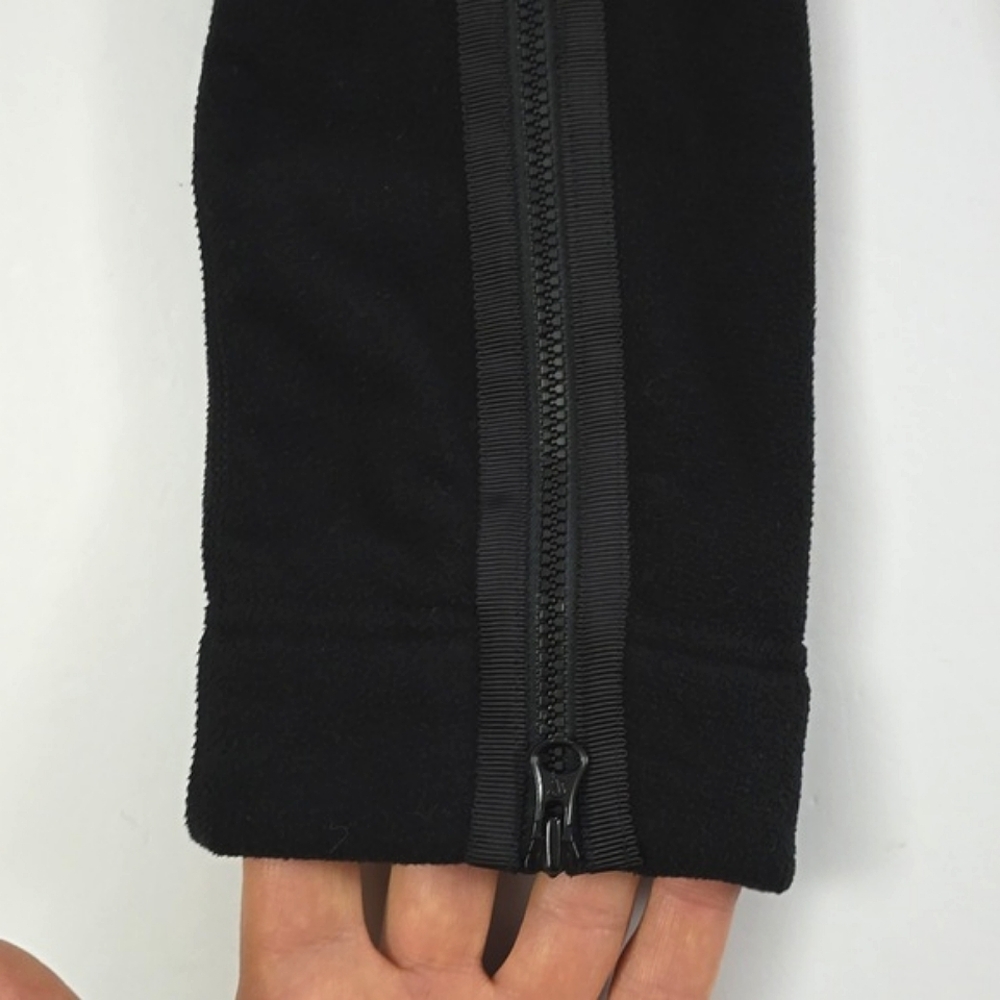 Lululemon Women's Moto Jacket Black Thick Soft Fleece Loose Fit Long Length Sz 4 - Picture 8 of 15